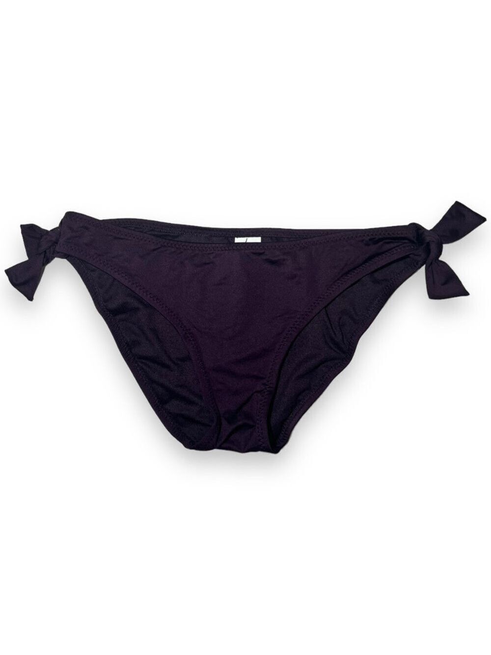 Mossimo Women’s Scarf Tie Bikini Bottoms Eggplant Size Small